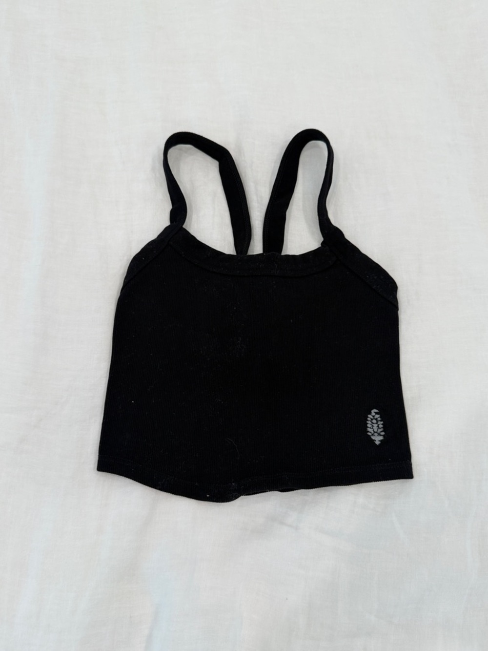 FP Movement by Free People Black Ribbed Tank Top